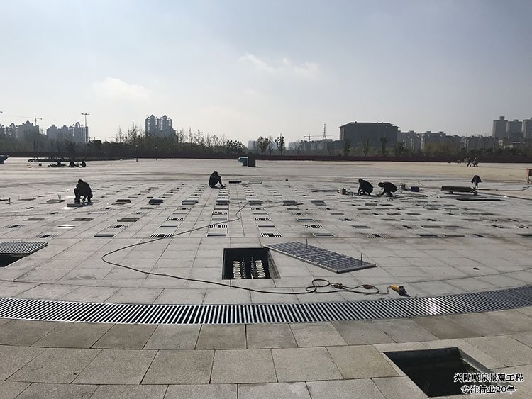 大型噴泉設計安裝實景